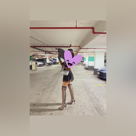 Arturi Rhinestone Over the Knee Boots - Picture 4 of 7